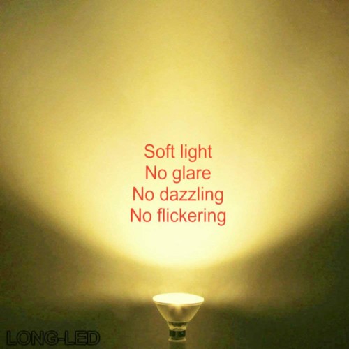 Glass Reflector PAR38 LED Bulbs,Warm White Light,18W,Indoor/Outdoor Flood Lig... - Picture 3 of 8