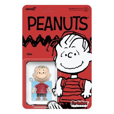 Super7 Peanuts ReAction Actionfigur Wave 8 Linus 9 cm Neu/OVP