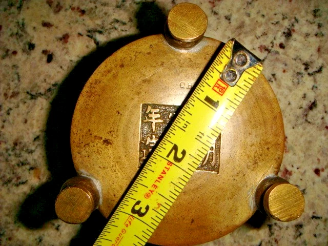 ANTIGÜEDADES QUEMADOR DE INCENTIVOS DINASTÍA MING CHINA 8 X 6 X5 INS MARCA BASE XUANDE Foto 3 de 4