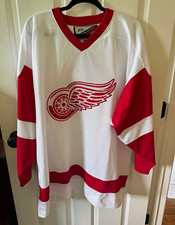 Vintage Pro Player Detroit Red Wings Nhl Hockey Jersey Xl White Red Vintage Pro Player Detroit Red Wings Nhl Hockey Jersey Xl White Red