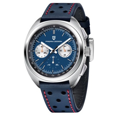 PAGANI DESIGN PD-1782 Armbanduhr Seiko Chronograph Herren 100M Edelstahl 39mm