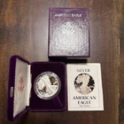 1988-S American Silver Eagle Proof 1 oz Silver Coin OGP Box COA Original Mint