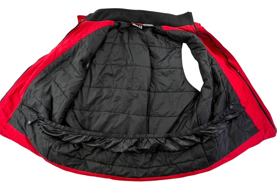 Vintage GAP Vest Men Large Red Quilted Nylon Full Zip Utility Puffer GP Tech Y2K - Image 4 of 4