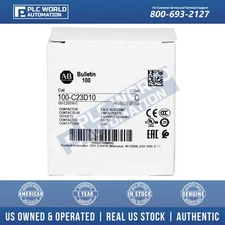 Allen Bradley 100-C23D10 IEC Contactor, IEC, 110/120 VAC, 3-Pole, 23A, New