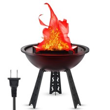 3D LED Fake Fire Flames Effect Light, 110V Electric Fake Campfire Lamp, Artifici