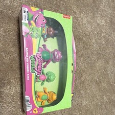 Fisher-Price Barney's World Barney  Friends Dinosaur Figure Set Multicolor