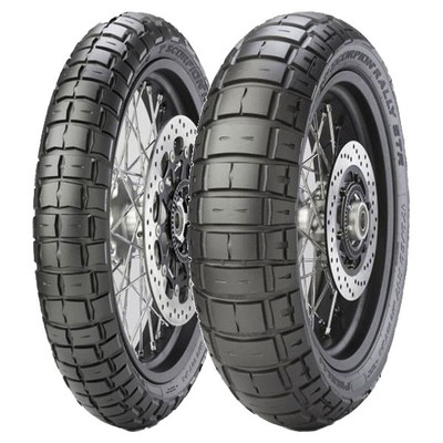 TYRE PAIR PIRELLI 120/70-19 60V + 170/60-17 72V SCORPION RALLY STR M+S