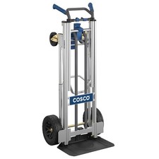 COSCO 5-in-1 Convertible Hand Truck Dolly 1000 lb Platform Aluminum Folding Cart