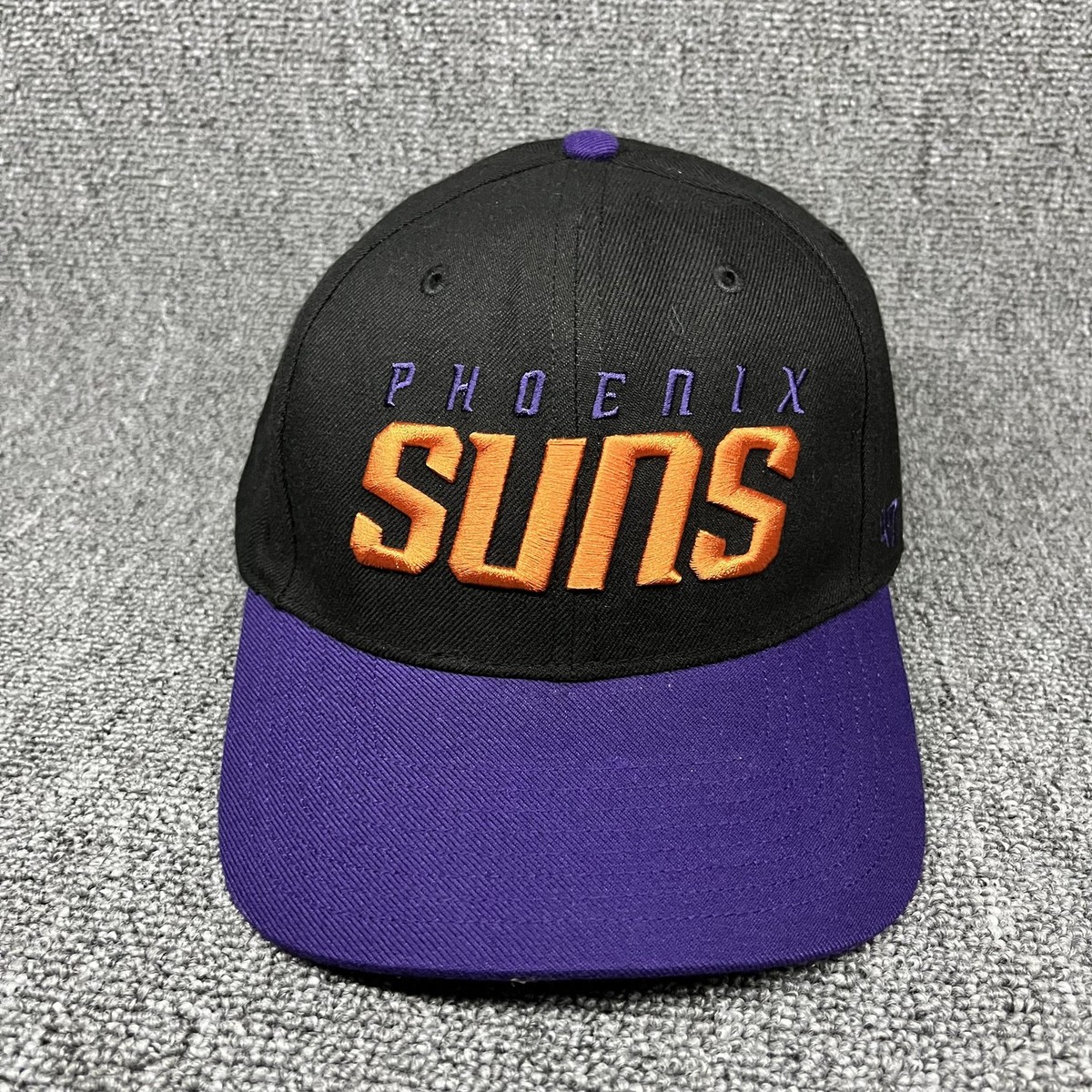 Phoenix Suns '47 Brand No Shot Captain Snapback Hat Black Purple NBA Cap
