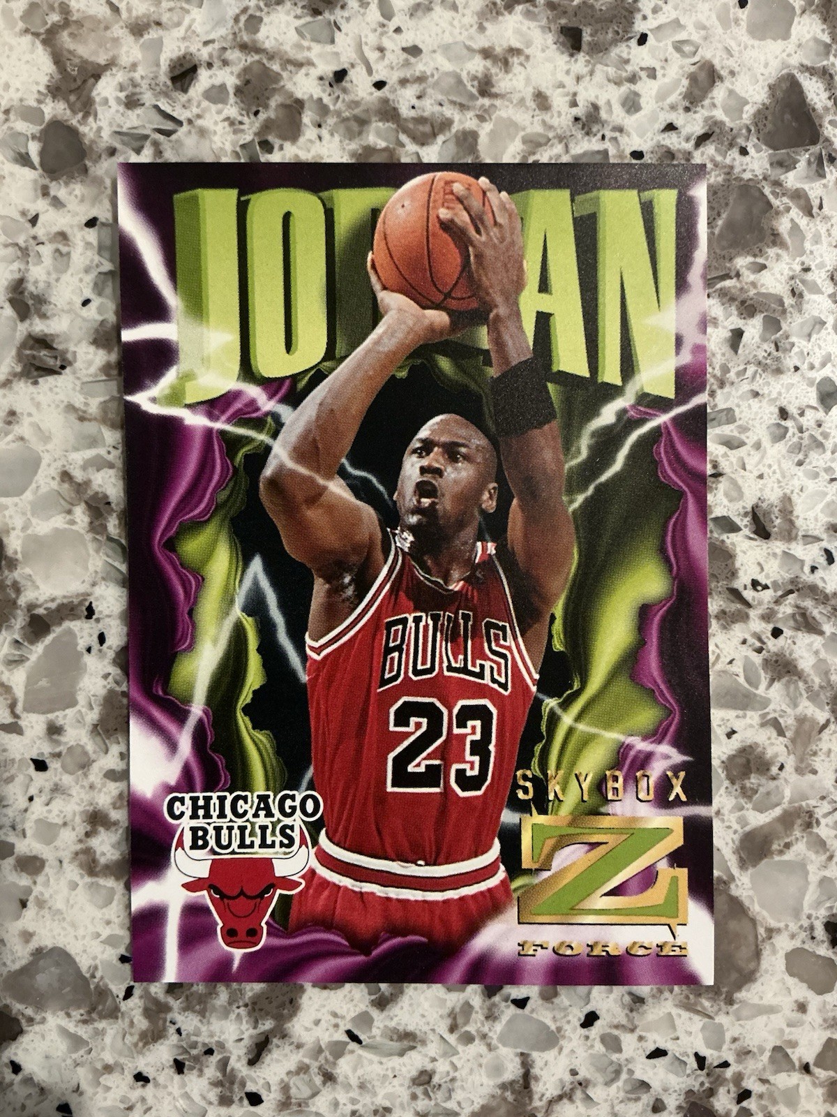 1996 SKYBOX Z FORCE 11 MICHAEL JORDAN Z CLING