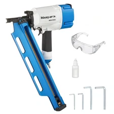 Framing Nail Gun NR2183 21 Degree Plastic Strip Nailer Quick Shooting Pneumat...