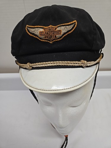 Gorra de moto Harley Davidson vintage años 50 gorra antigua talla pequeña