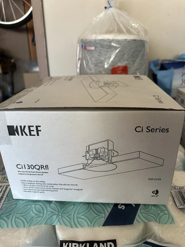 Altavoz redondo de techo KEF Ci130QRFL Foto 3 de 3