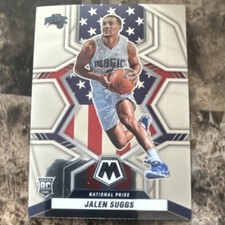 Panini Mosaic Jalen Suggs Orlando Magic #256 National Pride Silver Prizm Rookie