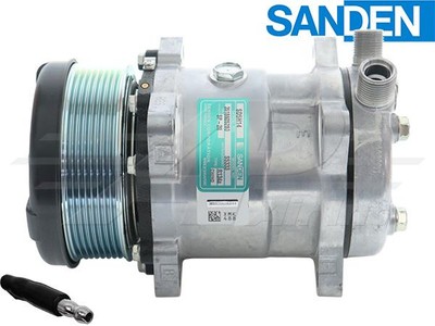 OE Sanden SD5H14 Compressor 24V 119mm 8 Groove Clutch R134a Pag Oil