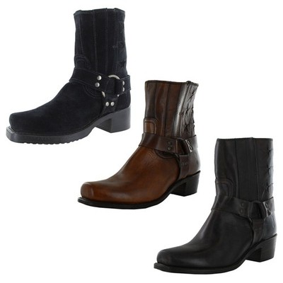 Frye Womens Harness Americana Short Boot Shoes