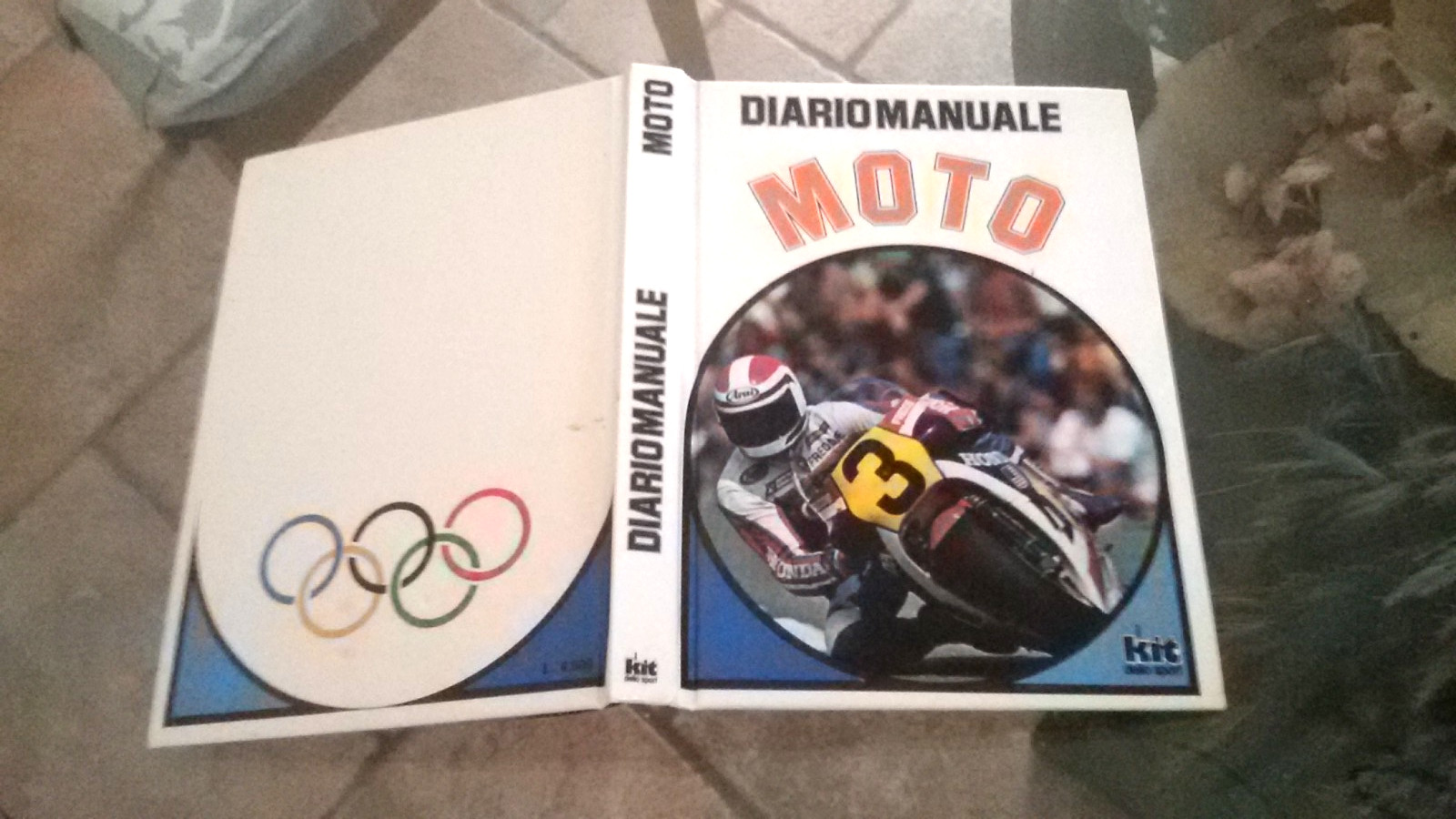 DIARIO MANUALE MOTO I KIT DELLO SPORT 1984 NUOVO PERFETTO SENZA SCRITTE