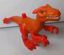 Lote de figuras de dinosaurios Jurassic World Raptor e Imaginext Stegosaurus