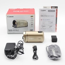 Canon iVIS HF R62 Beige Digital Video Camera Camcorder 32x Zoom 32GB w/Box