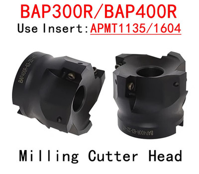 Lathe Face Milling Cutting Head 90° BAP300R BAP400R APMT1135 APMT1604 CNC