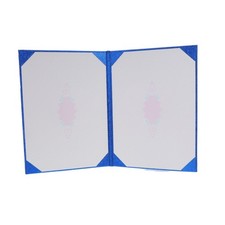 Certificate Cover Holder Letter Size Diploma Presentation Folder Blue