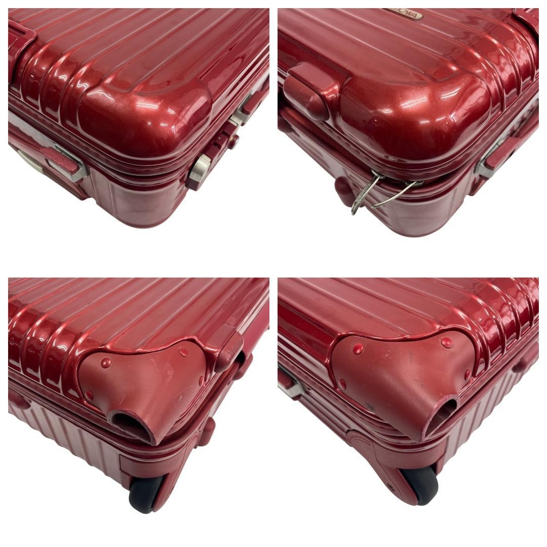 RIMOWA SALSA　DELUXE　 キャリーケース　2ウィール Rimowa Salsa Deluxe 2-Wheel Carry-On Carry Case Red | eBay