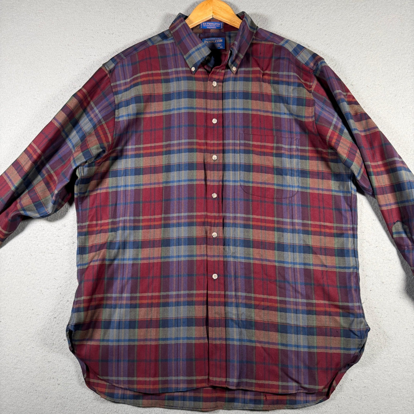 Pendleton Mens Sir Pendleton Worsted Wool Plaid B… - image 3
