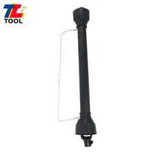 43-61" PTO Shaft PTO Driveshaft 1-3/8" 6 Spline/Round T4 Black for Tractor