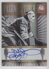 2011 Panini Elite Passing the Torch 60/100 Jaroslav Halak John Davidson Auto 0c3