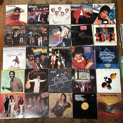 #ad Vintage Soul Ramp;B Funk Electro Disco Vinyl Record Collection 25 LP’s 1970’s 80’s $24.99