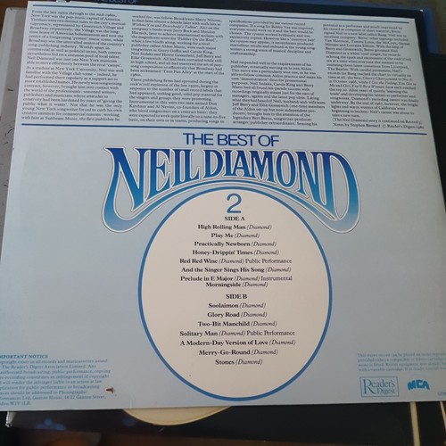 THE BEST OF NEIL DIAMOND 1980 READERS DIGEST 4 x 12" LP BOX SET RDS9755/6/7/8 - Picture 8 of 15