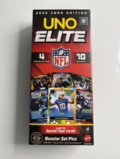 2025 UNO Elite NFL Core Edition Football Booster Set Plus Brand New Sealed