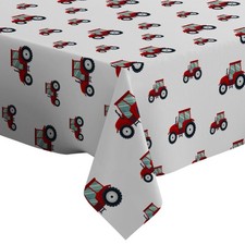 Q-Beans Rectangle Oblong Decorative Tablecloth Size: 60 x 90 inch , Washable an