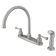 Kingston Brass KB72.BLSP 1.8 GPM Standard Kitchen Faucet - - Nickel