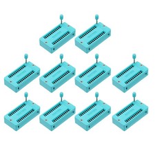 10Pcs Universal IC Test ZIF Socket 24 Pin 2.54mm Pitch DIP