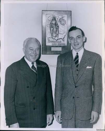 1946 P.R. Rep Irving E Stimpson Heads King Co Red Cross Drive Charity ...