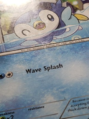 Piplup 36/162 PL - XY Breakthrough Pokemon Card - $2 Combined Ship