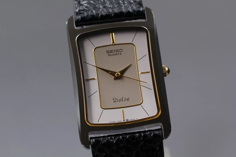 [MINT w/ Case] SEIKO Dolce 7321-5490 Quartz Ceramics 23mm Men's Watch from JAPAN - Image 4 of 4