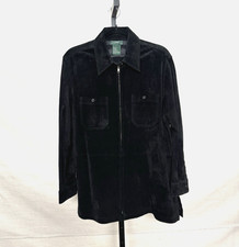 Ralph Lauren LRL Leather Jacket Large Womens ...