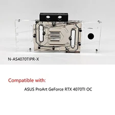 Granzon GPU Water Block For ASUS ProArt GeForce RTX4070TI OC N-AS4070TIPR-X