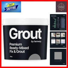Fast-Drying & Durable Ready-Mixed Grout 4.5kg - Water-Resistant for Tiles & More