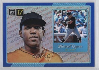 2017 Panini Donruss Optic All Stars Blue Prizm 20/149 Marcell Ozuna #AS9 0lc