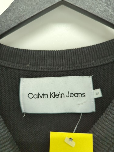 Calvin Klein Women's Jumper M Black 100% Cotton Crew Neck Pullover - Picture 5 of 5