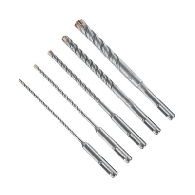 5 Pc. 3/16'' SDS-Plus  Rotary Hammer Bit Set, Carbide Tipped, 4'' Usable Length