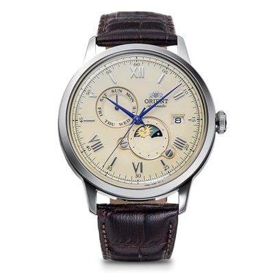 Orient Orient Bambino SUN & MOON RN-AK0803Y Automatik Herrenuhr in Box