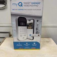 myQ Smart Garage Video Keypad HD Camera Motion Detection Brand New in Box