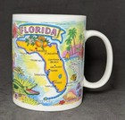 Florida Mug Dolphins Flamingos Gator Map Collector Series Souvenir Coffee Mug — photo 1