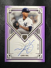 LUIS GIL 2022 Topps Definitive Purple Rookie Auto 6/10 RC