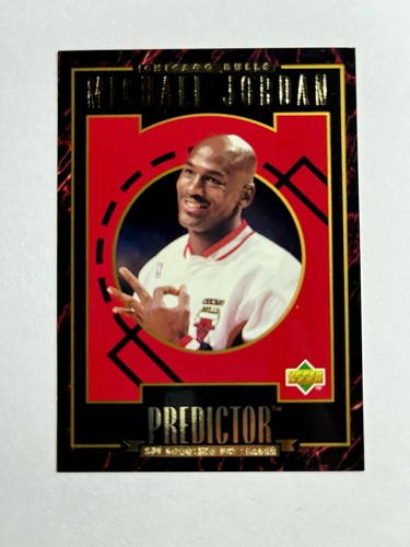 Michael Jordan #H4 1995 Upper Deck Predictor Scoring card