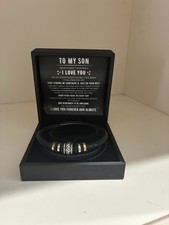 Bracelet To My Son. Bracelet From Mom Dad Gift For Son, Birthday Gift